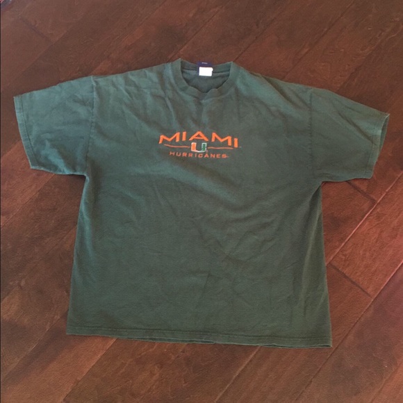 Other - VINTAGE EMBROIDERED MIAMI T SHIRT TAGGED XL FITS L